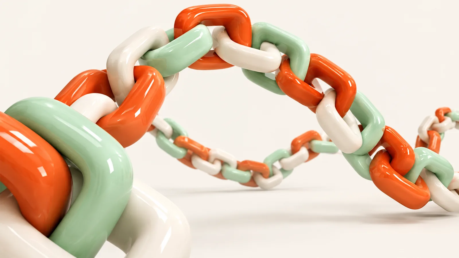 An original connected-form sculpture