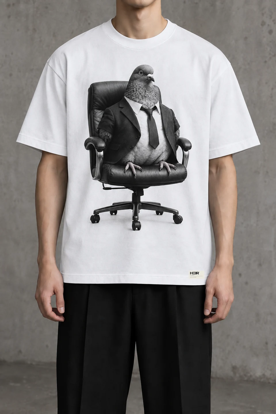 R11 CEO Pigeon T-shirt design preview, F02