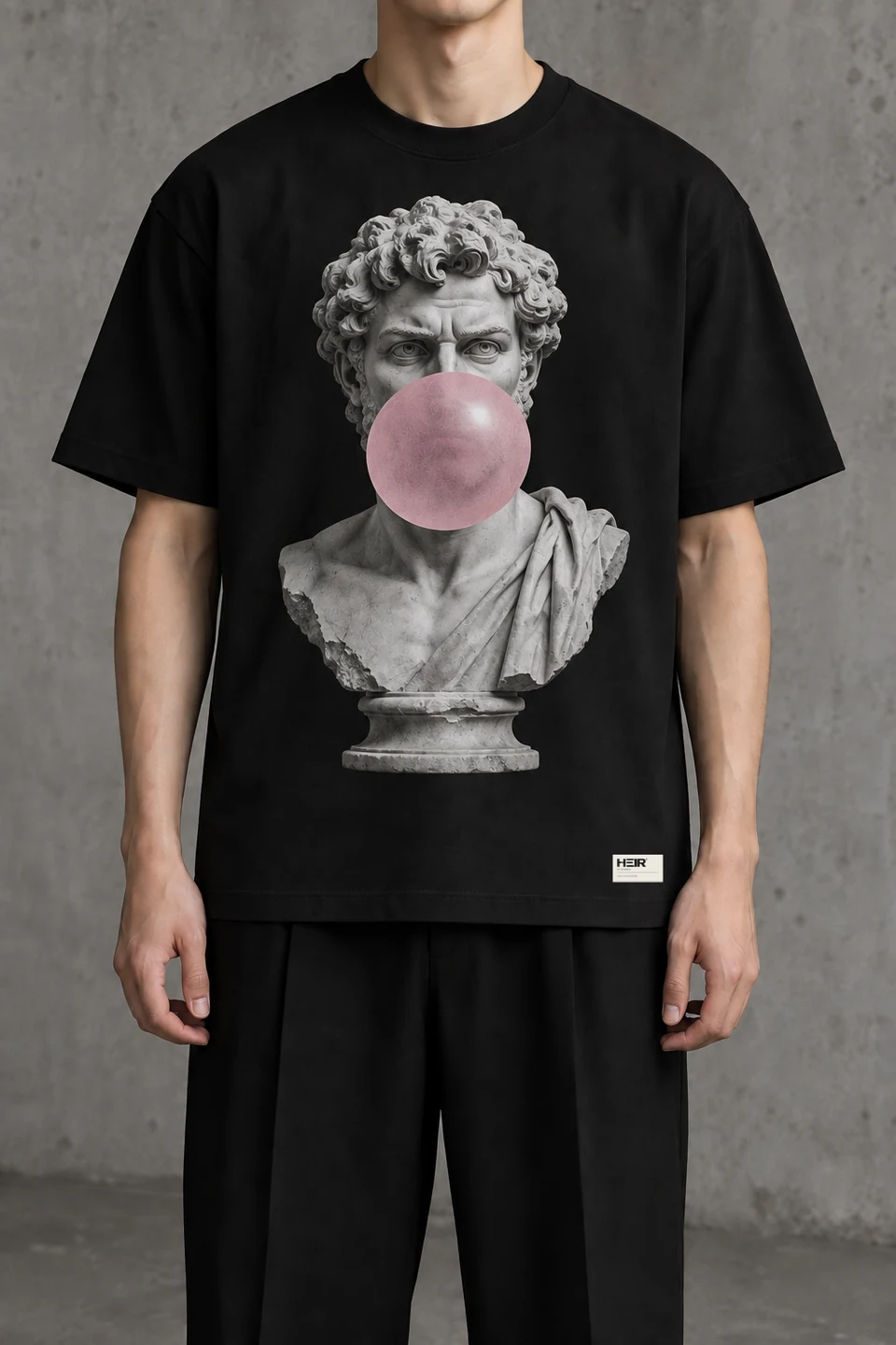 R11 Classical Bubble T-shirt design preview, F02