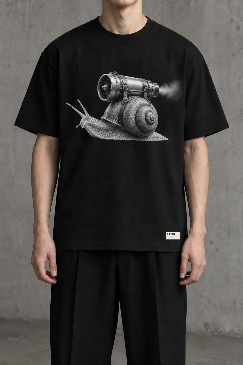 R11 Turbo Snail T-shirt design preview, F02